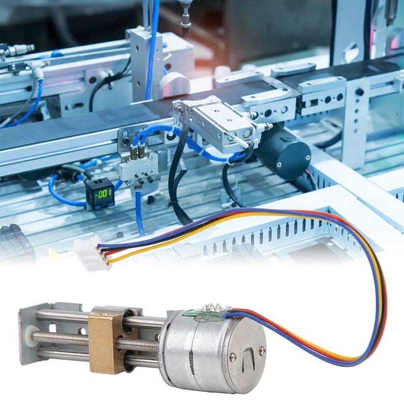 Topyond Stepper Motor, Stepper Motor Linear, Mini Linear Screw Nut Slider 2‑Phase 4‑Wire for DIY Small Sliders 20mm for DIY Laser Engraving Machine - Image 5